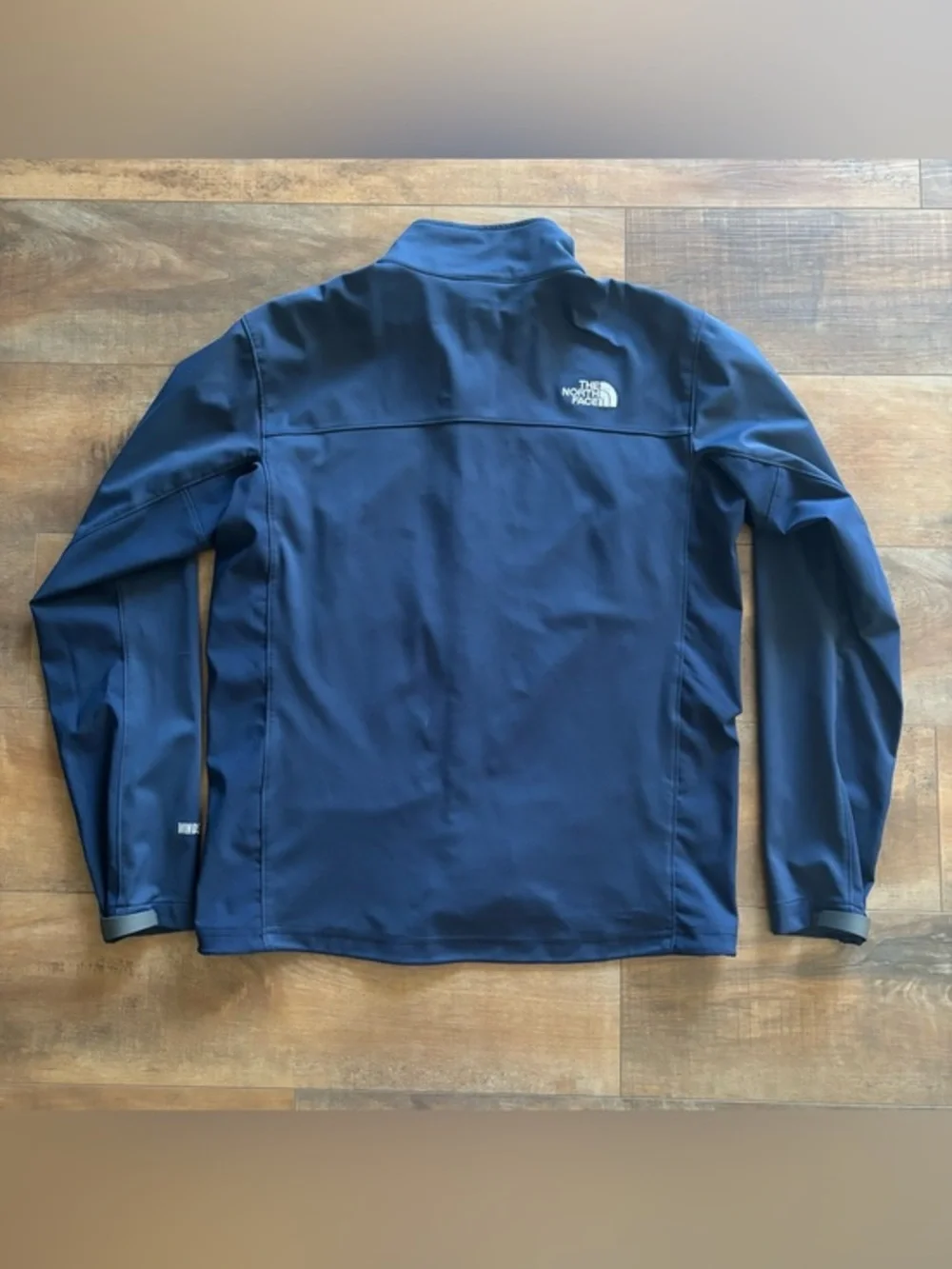 The North‎ Face Softshell Windstopper Navy Blue Full Zip Jacket Men's Medium